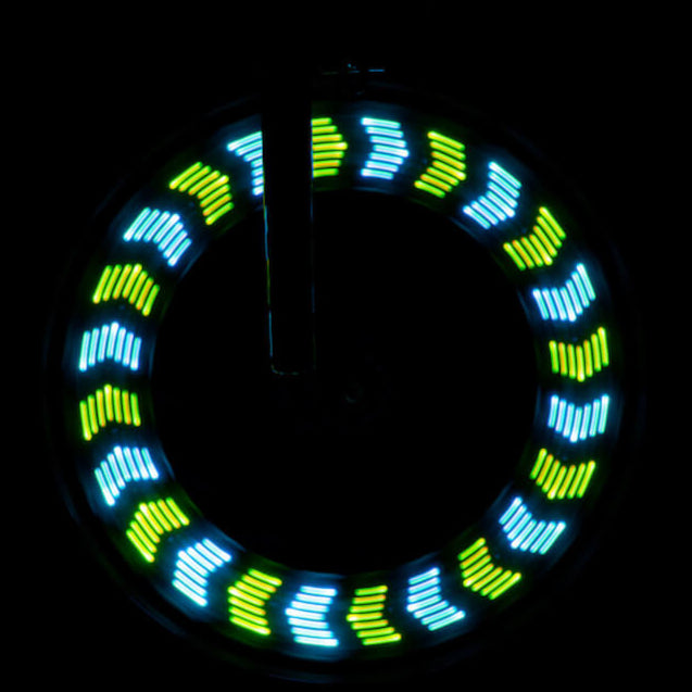 Formas luminosas para Radio de Bicicleta