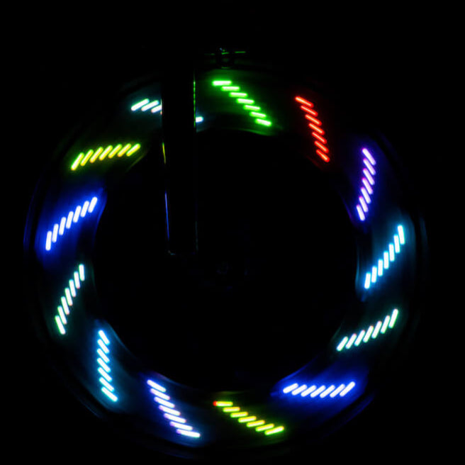 Formas luminosas para Radio de Bicicleta