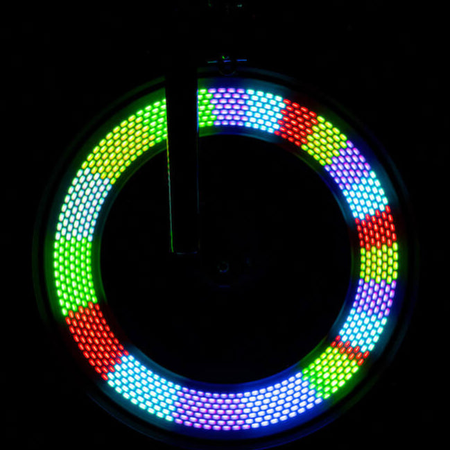 Formas luminosas para Radio de Bicicleta