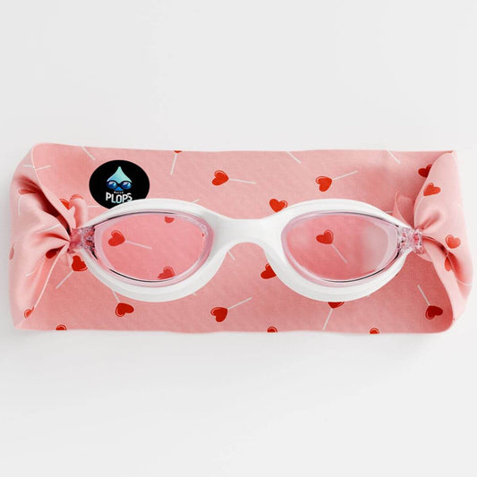 Gafas de natación Corazones de piruleta (3 - 10 años)