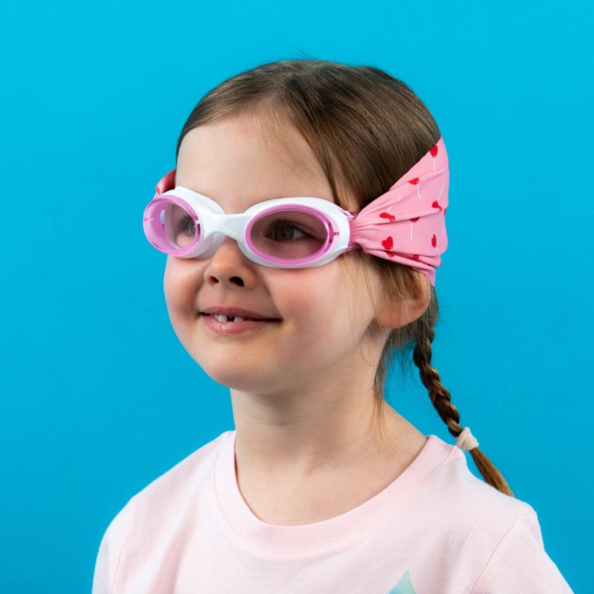 Gafas de natación Corazones de piruleta (3 - 10 años)