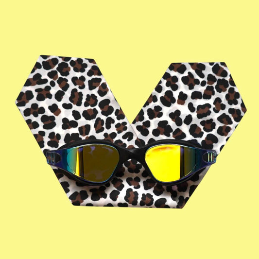 Gafas de natación Leopardo marrón y negro (+11 años)