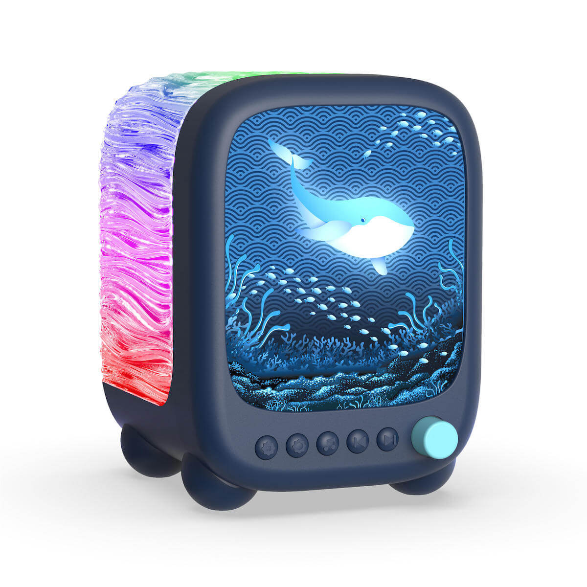 Lámpara Altavoz Proyector WAVY - Azul