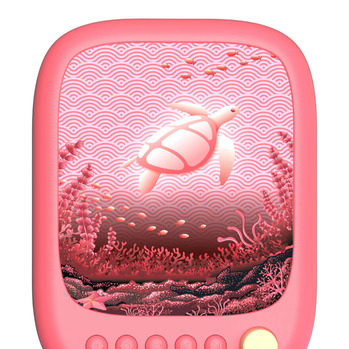 Lámpara Altavoz Proyector WAVY - Rosa