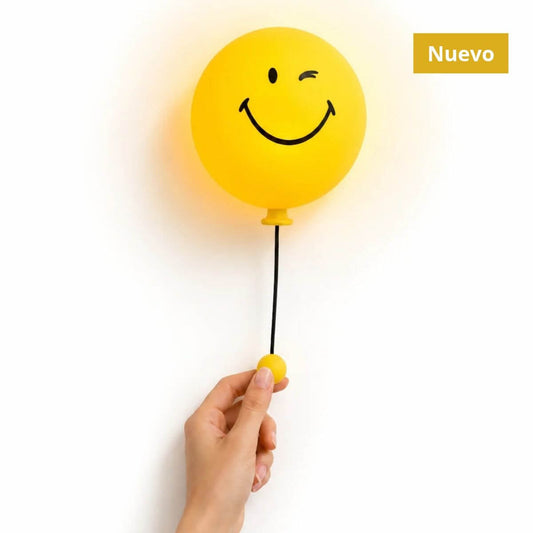 Lámpara BUBBLY - Smiley Amarillo