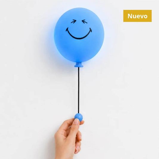 Lámpara BUBBLY - Smiley Azul