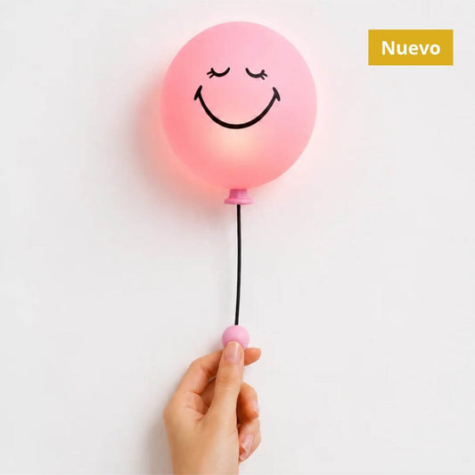 Lámpara BUBBLY - Smiley Rosa