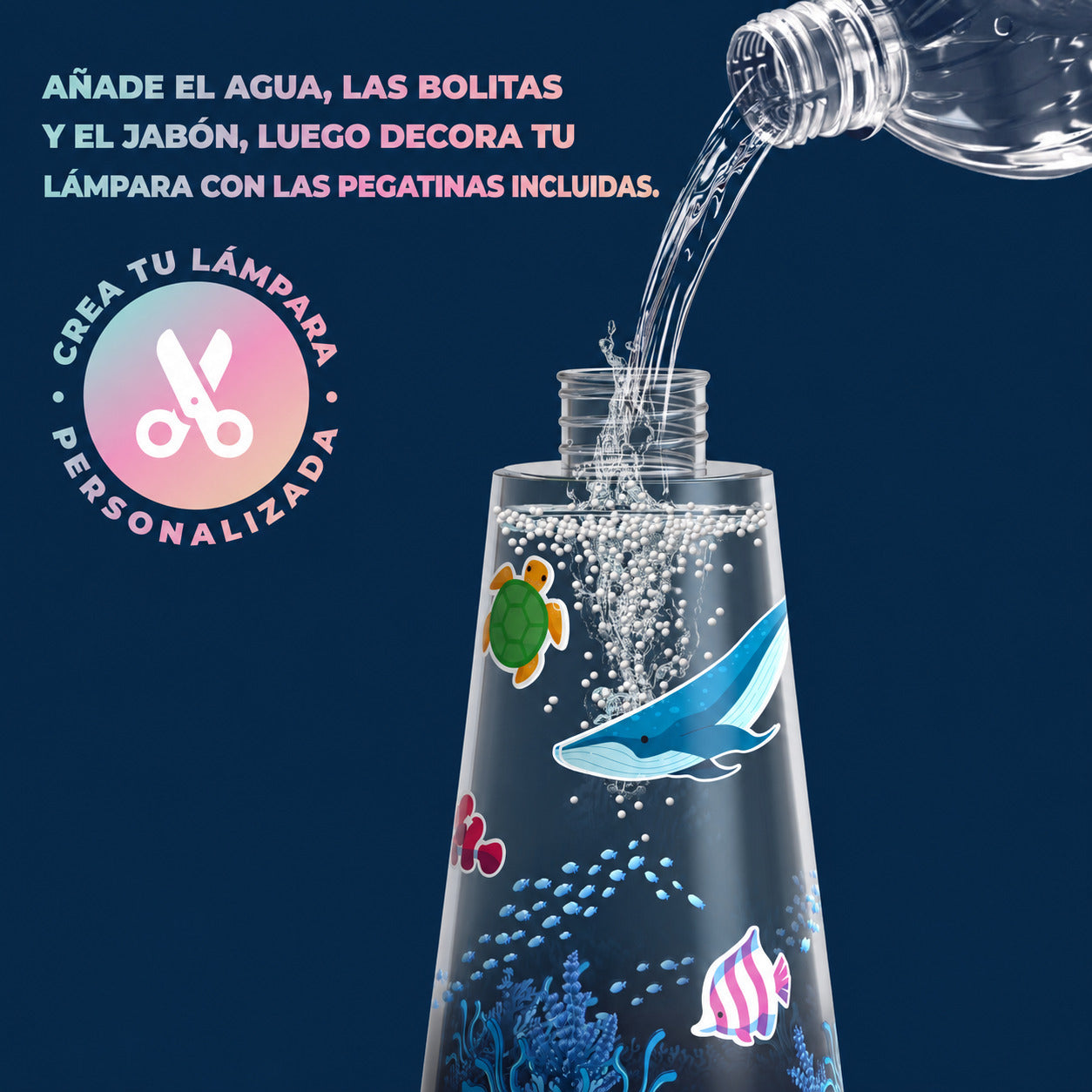 Lámpara TSUNY - Azul
