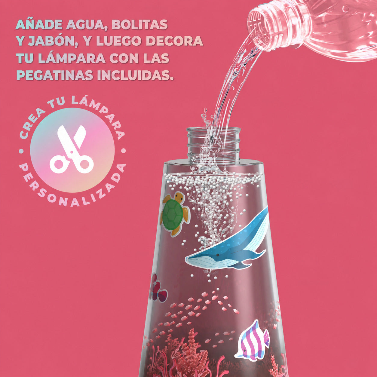 Lámpara TSUNY - Rosa