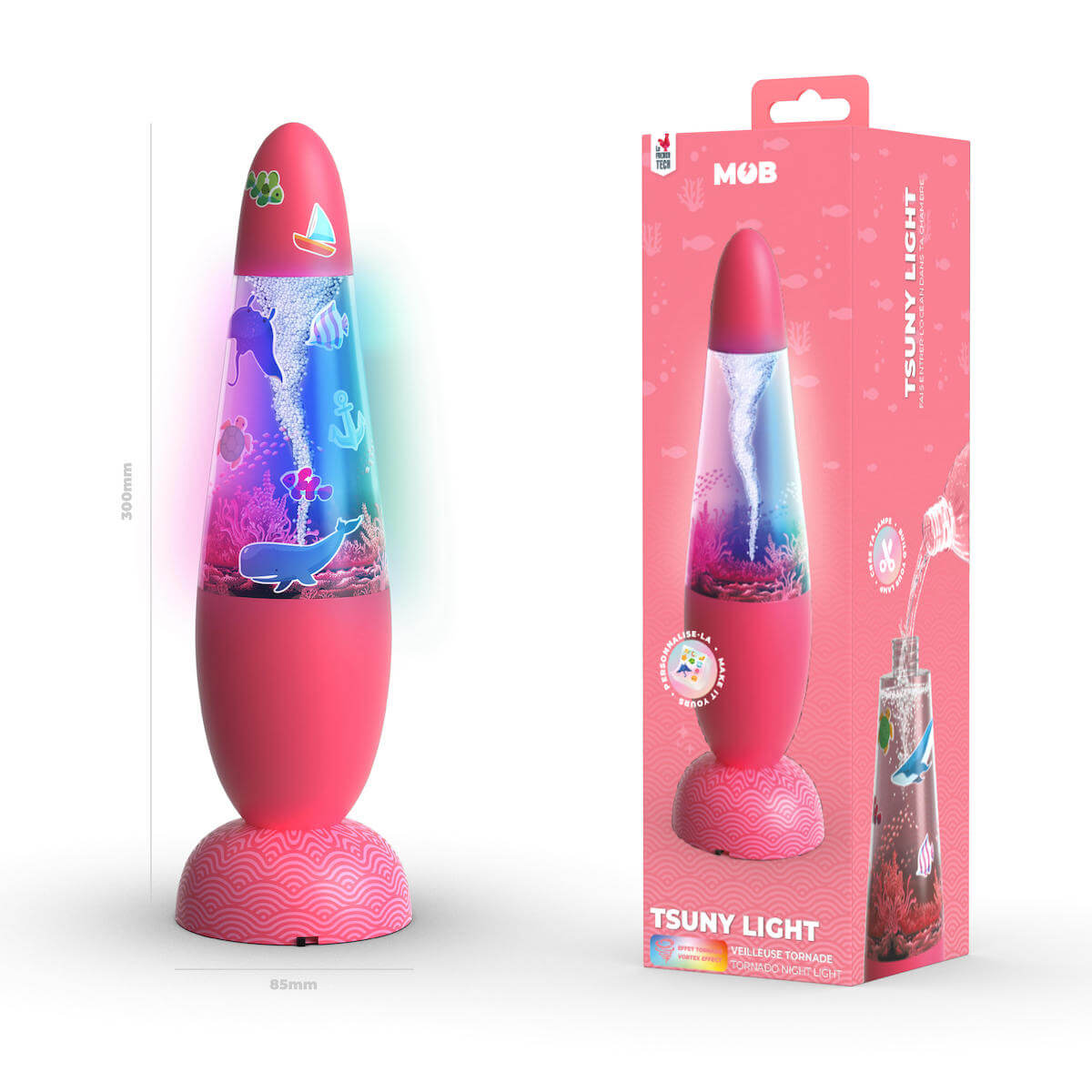 Lámpara TSUNY - Rosa