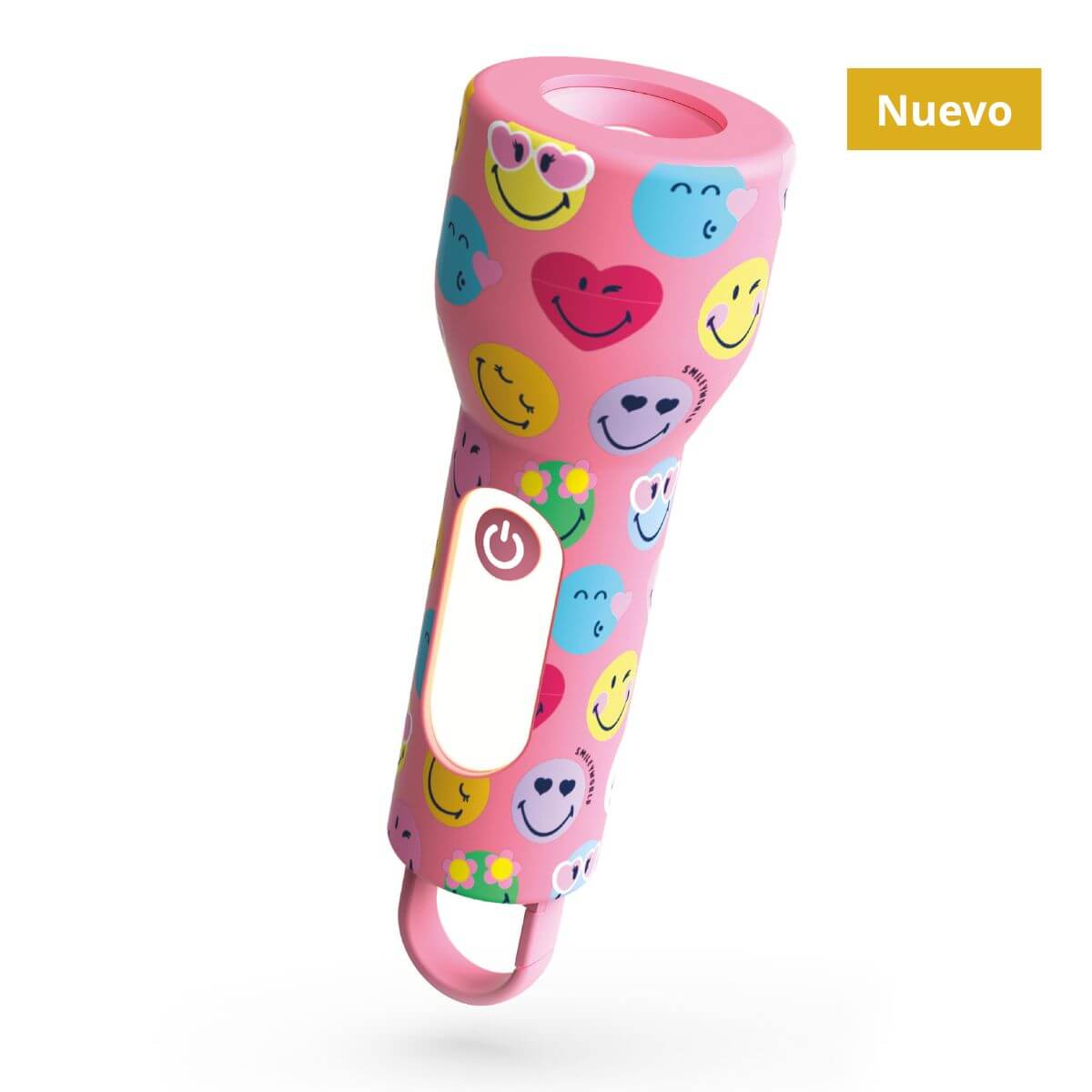 Linterna GLOWY - Smiley Rosa