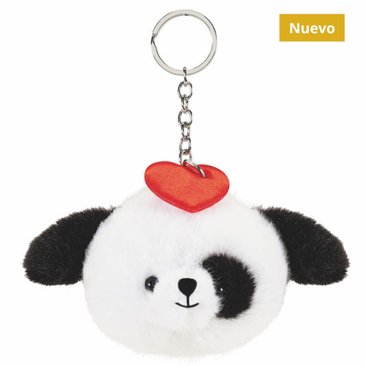 Llavero Perro corazón rojo