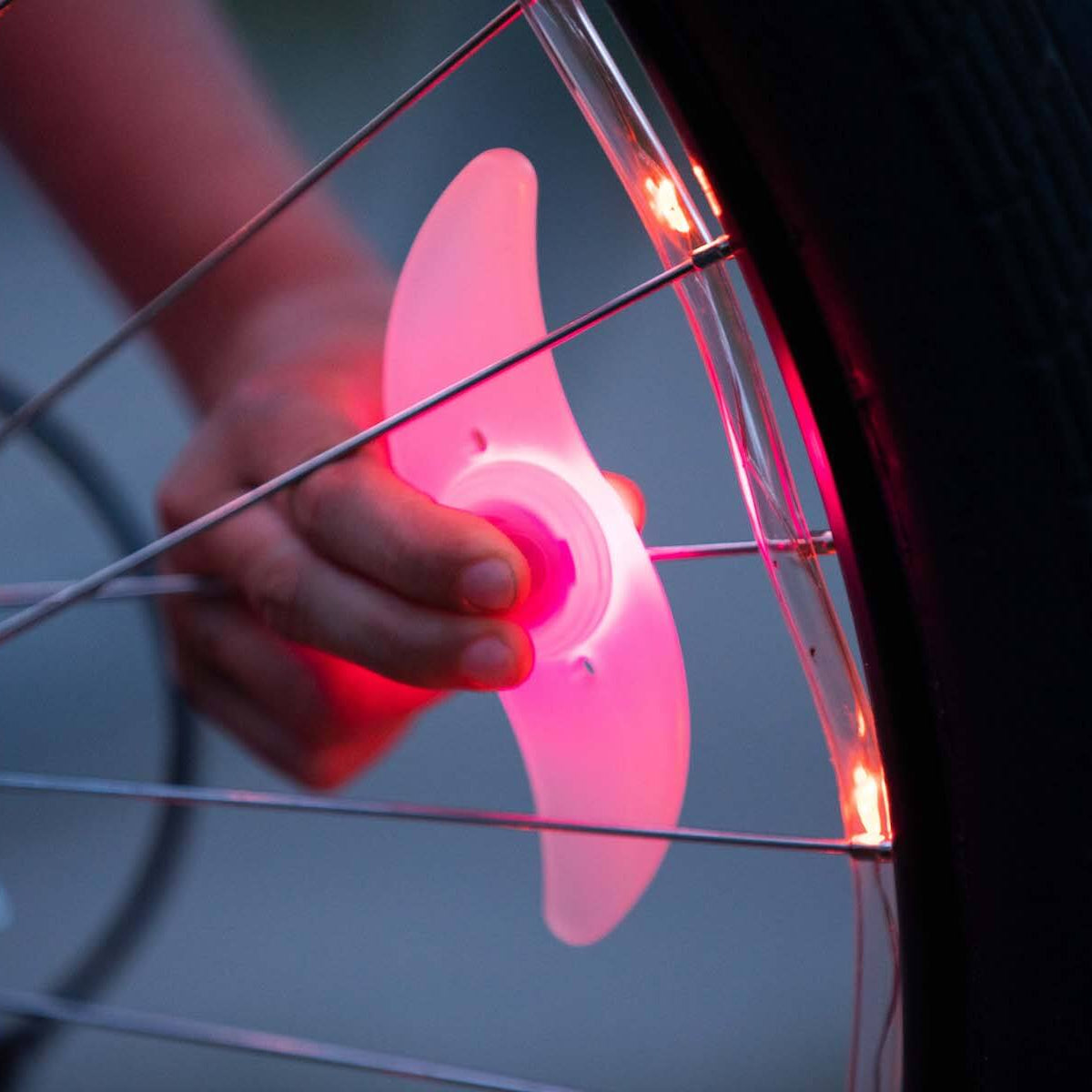 Luz para Radio de Bicicleta
