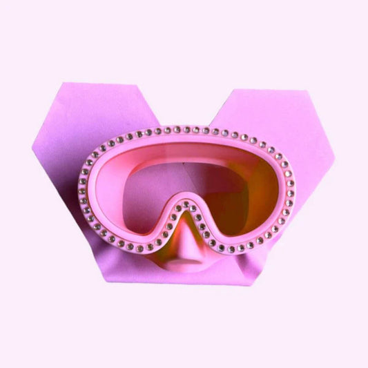 Máscara de buceo Diamantes Rosa (3 - 10 años)