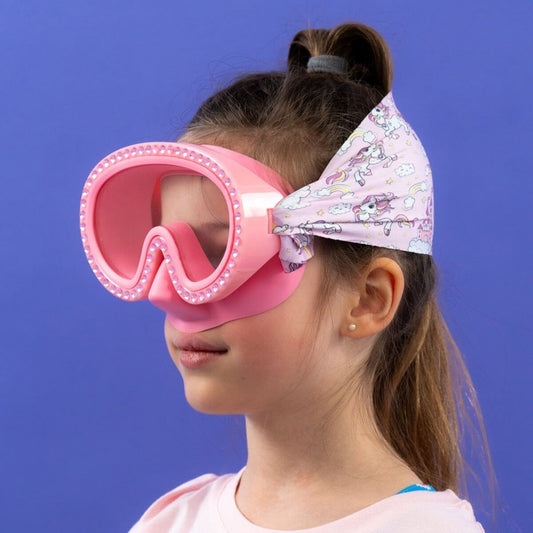 Máscara de buceo Diamantes Unicornios (3 - 10 años)