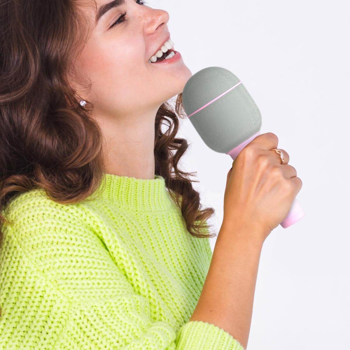 Micrófono de karaoke GROOVY - Rosa