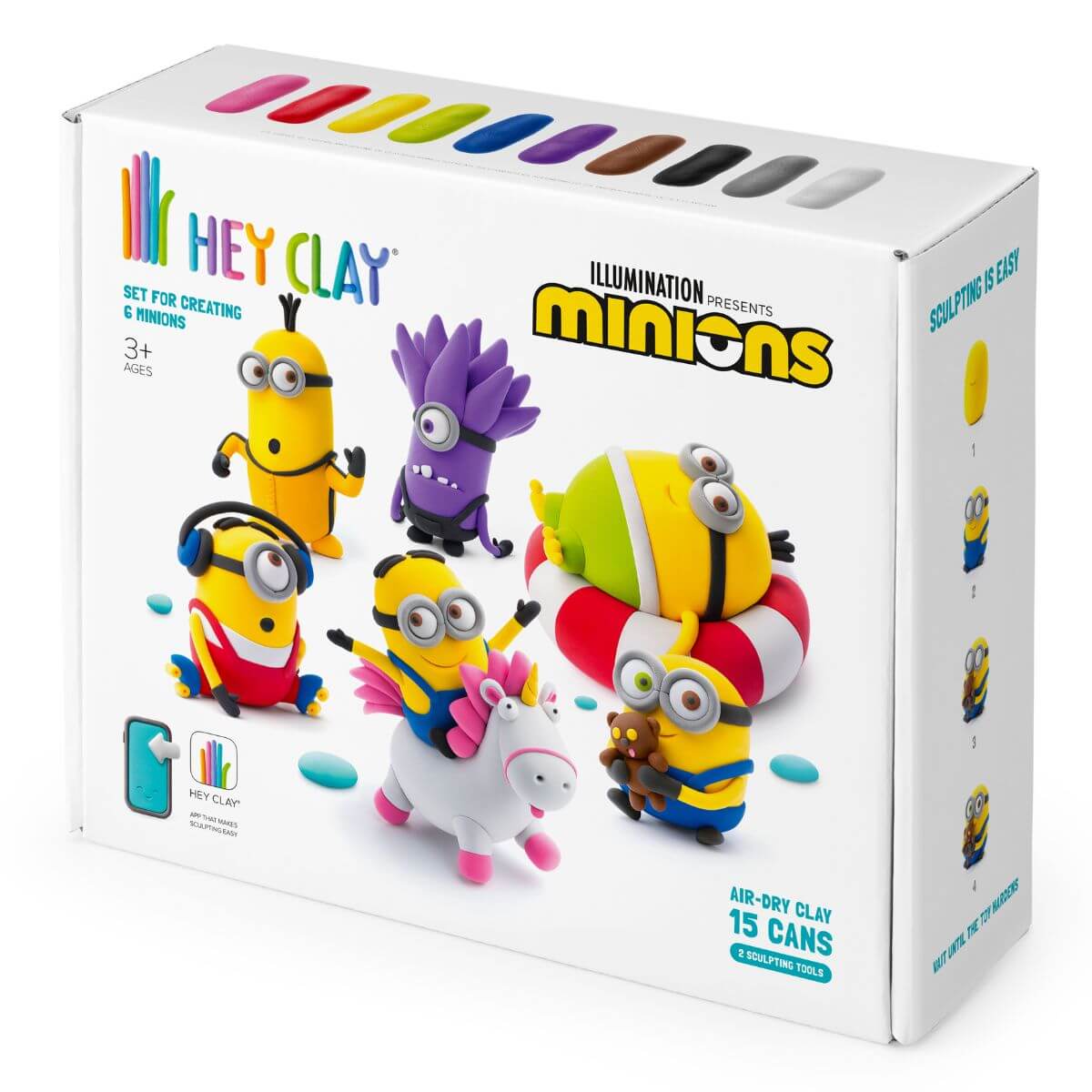 Plastilina interactiva Minions (15 botes)