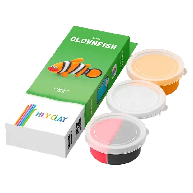 Plastilina interactiva Pez Payaso (3 botes)