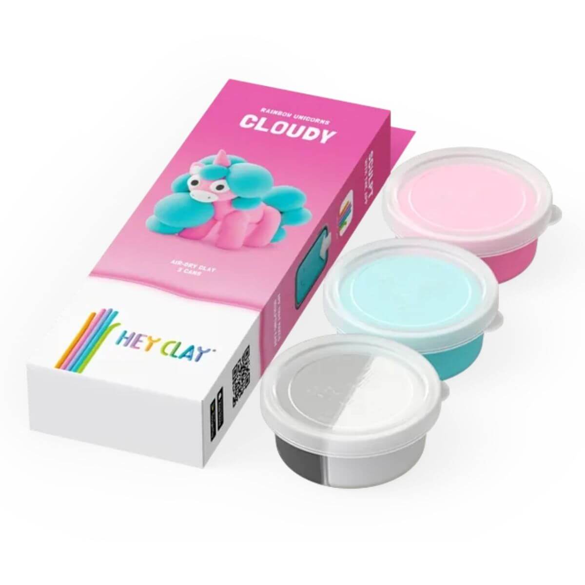 Plastilina interactiva Unicornio Cloudy (3 botes)