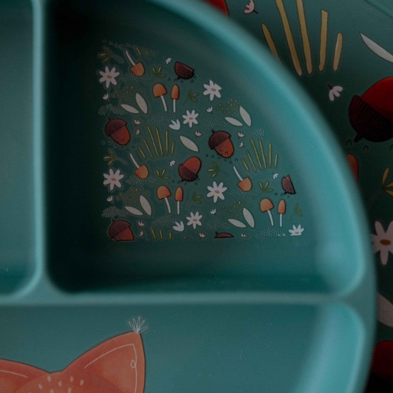 Plato de silicona Zorro