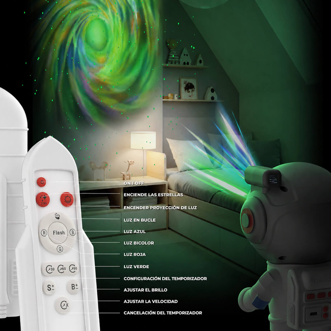 Proyector STELLAR LIGHT - Blanco