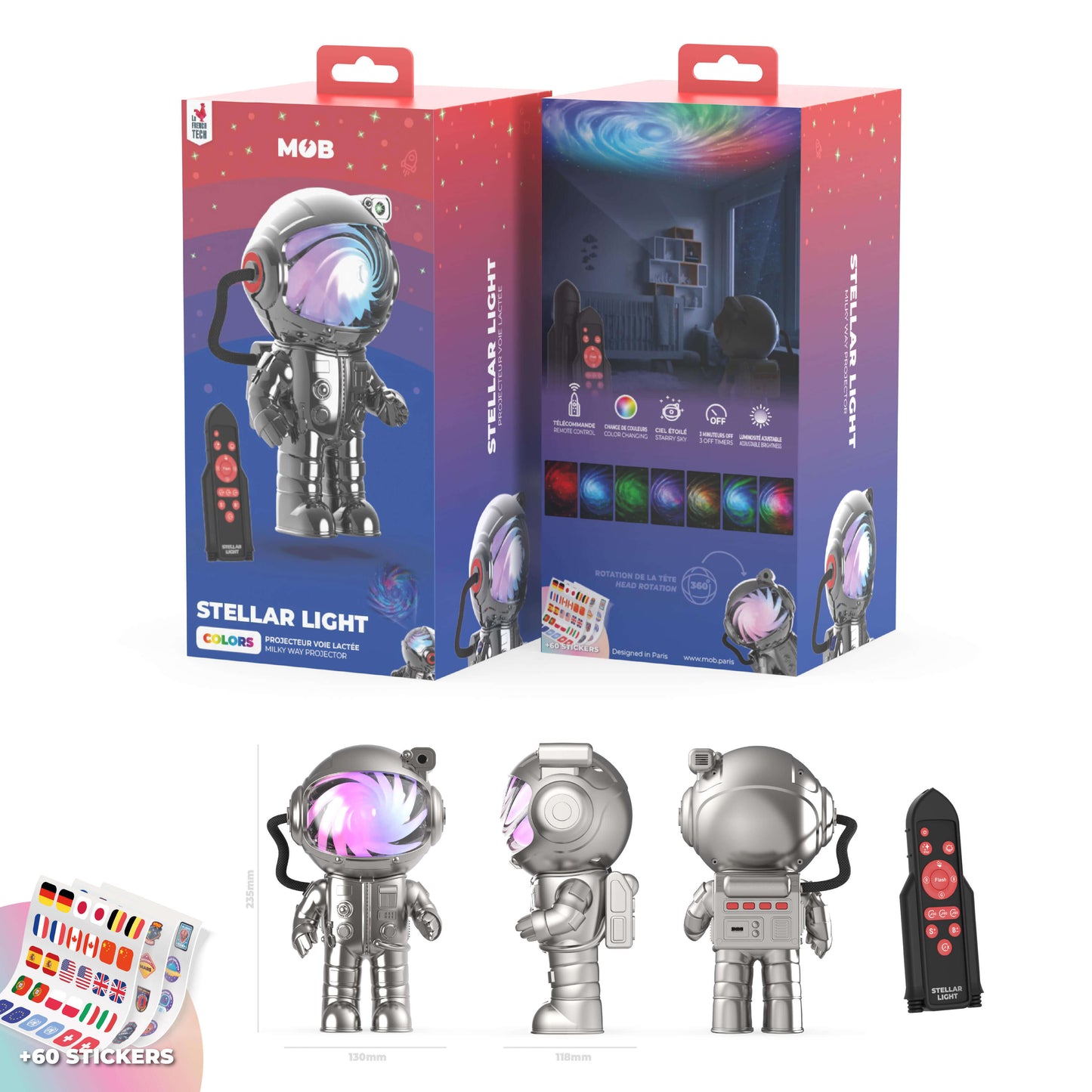 Proyector STELLAR LIGHT - Plata