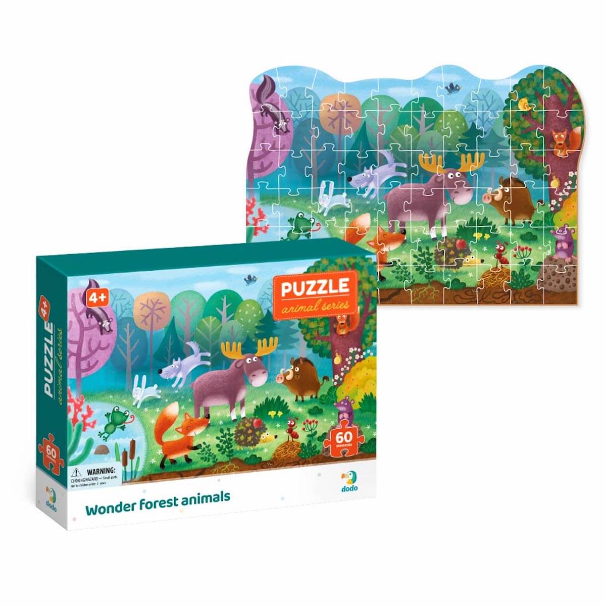 Puzzle Animales del bosque
