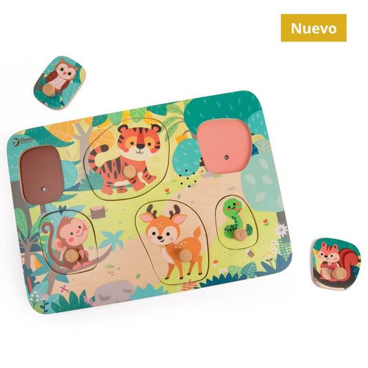 Puzzle con sonidos Jungla