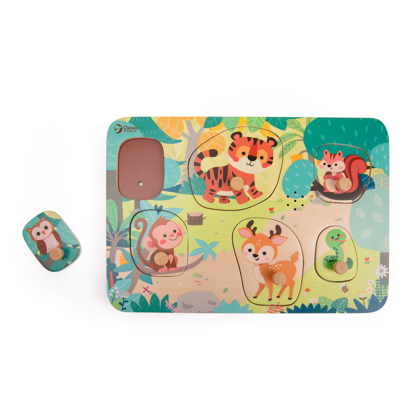 Puzzle con sonidos Jungla