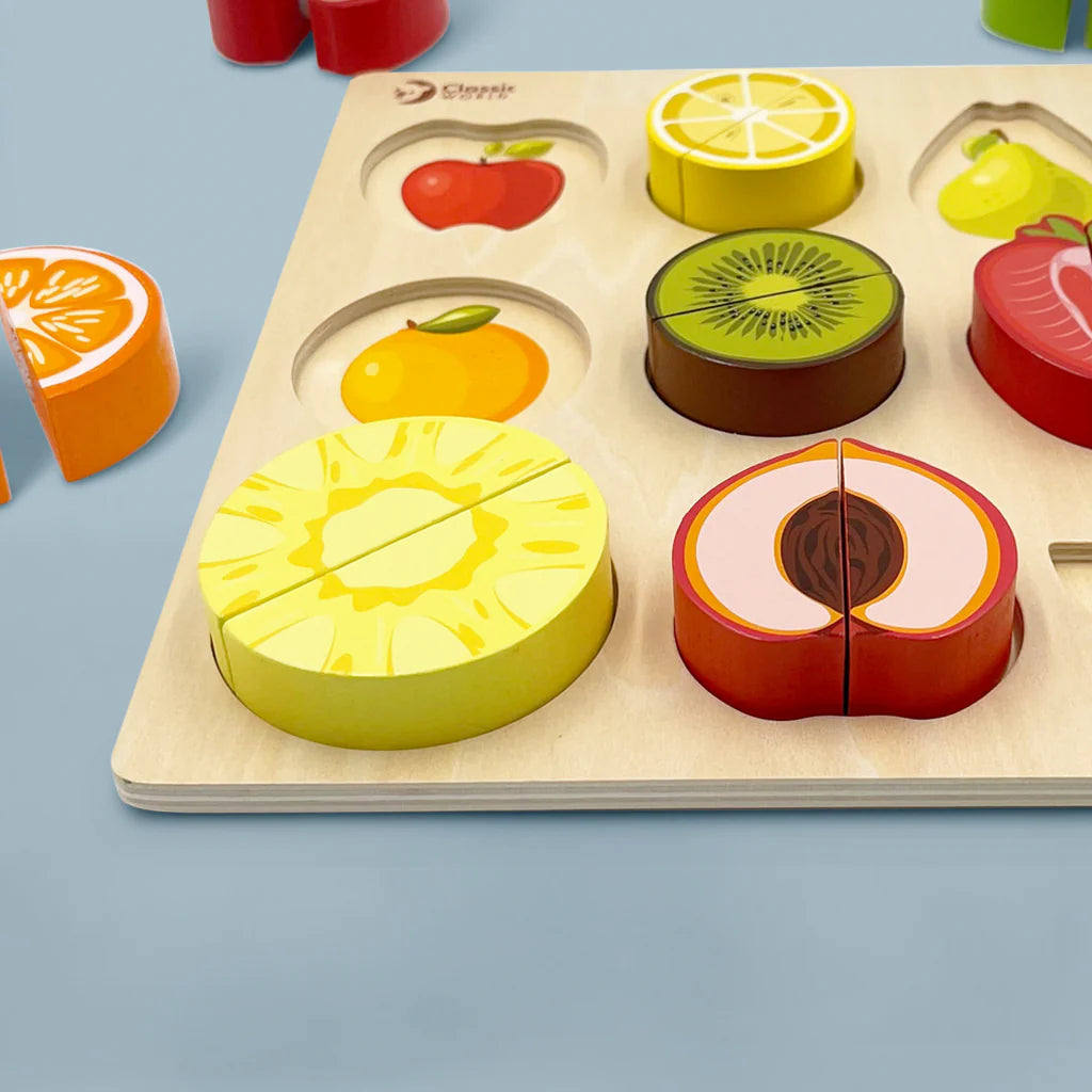Puzzle Cortar frutas