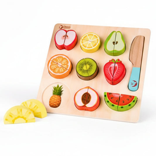 Puzzle Cortar frutas