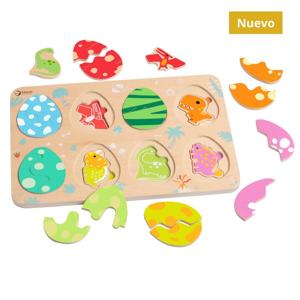 Puzzle Huevos de Dinosaurio