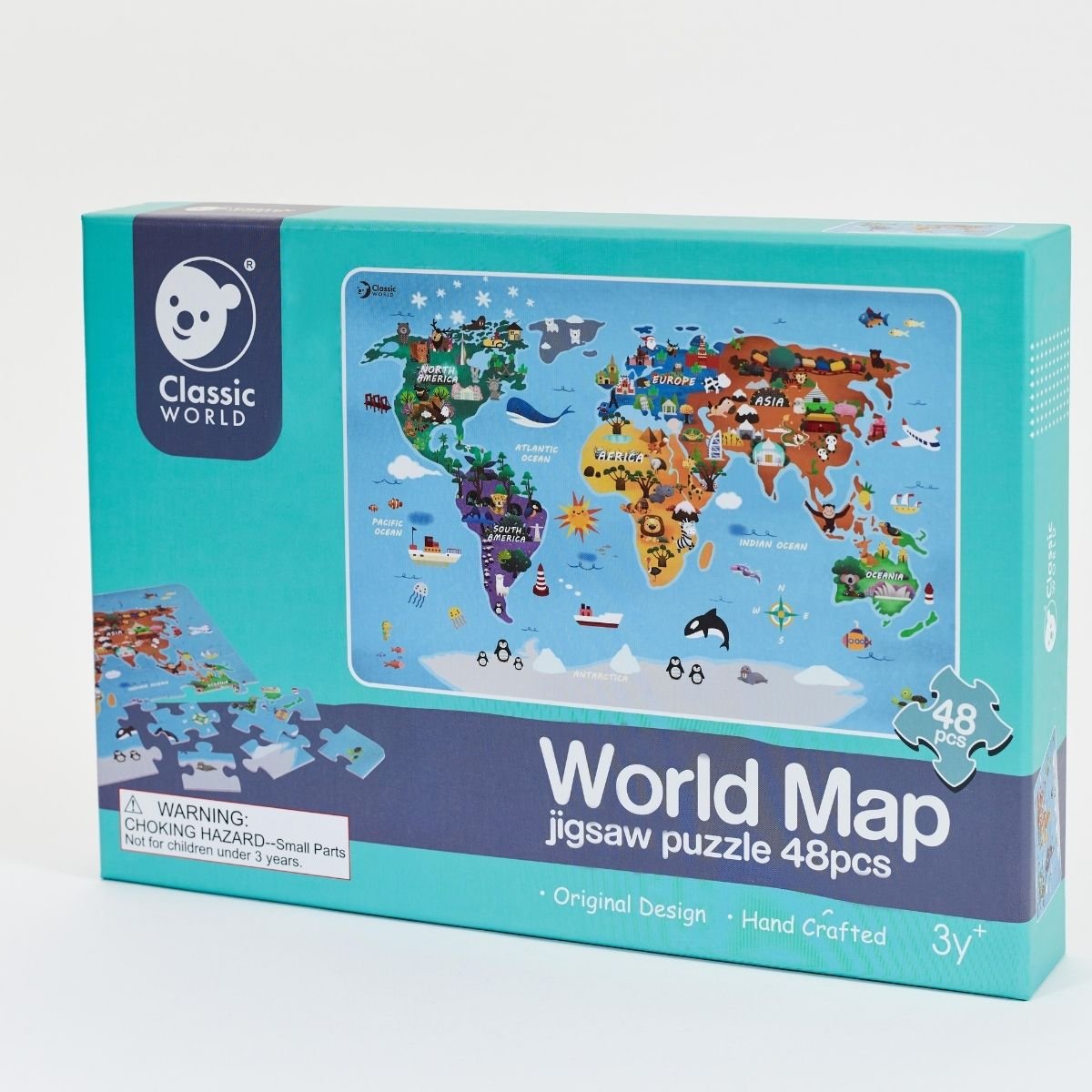Puzzle Mapa del mundo (48 piezas)