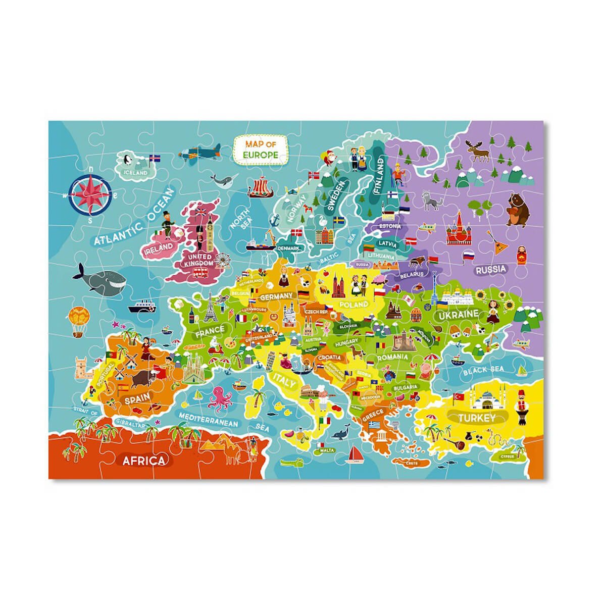 Puzzle Mapa de Europa