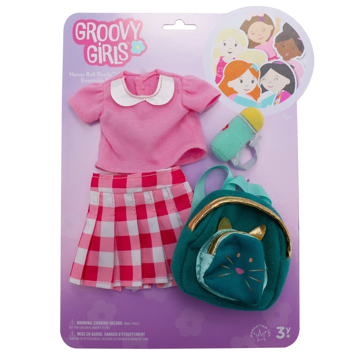 Conjunto Groovy Girls ¡Al cole!