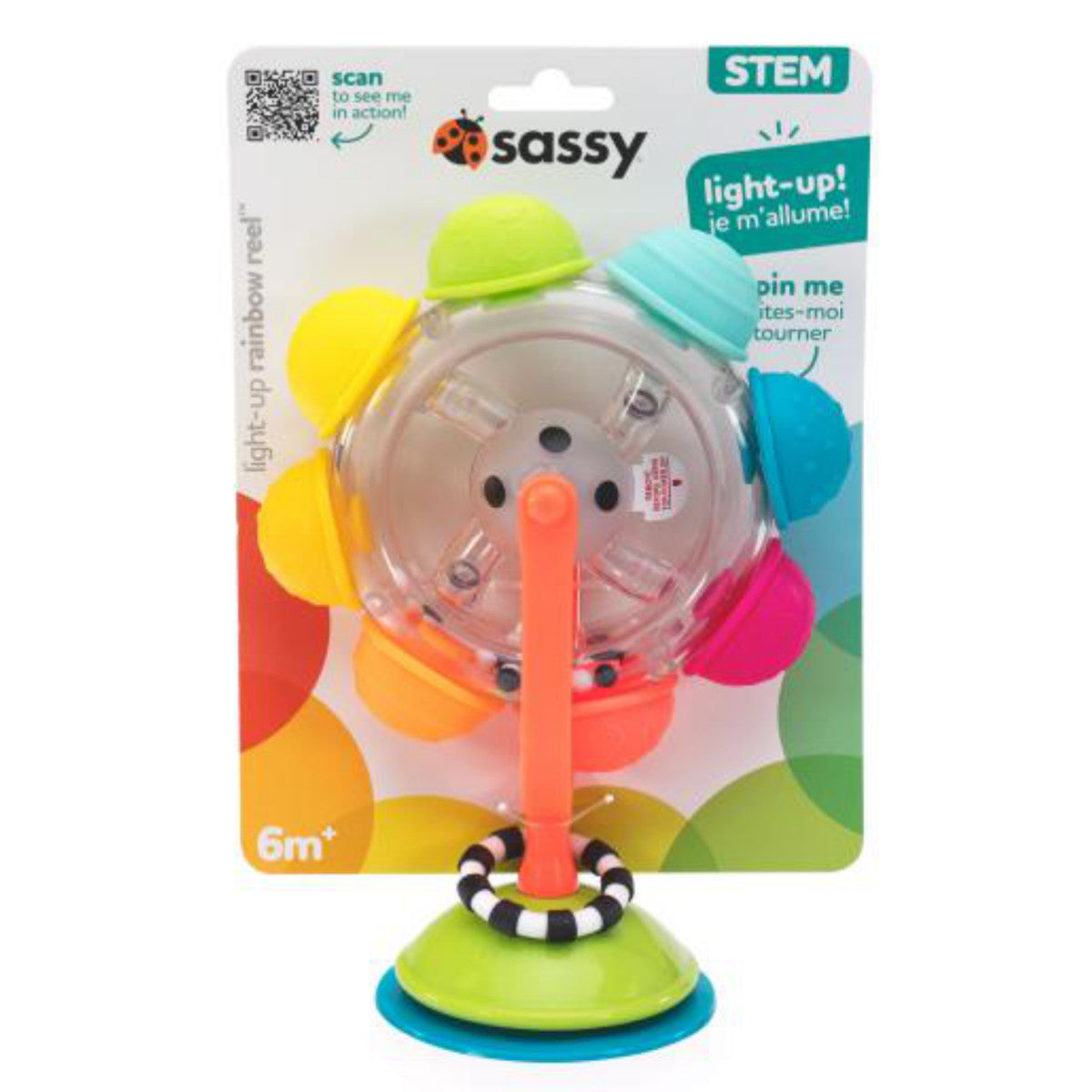 Rueda Arcoíris con Luces