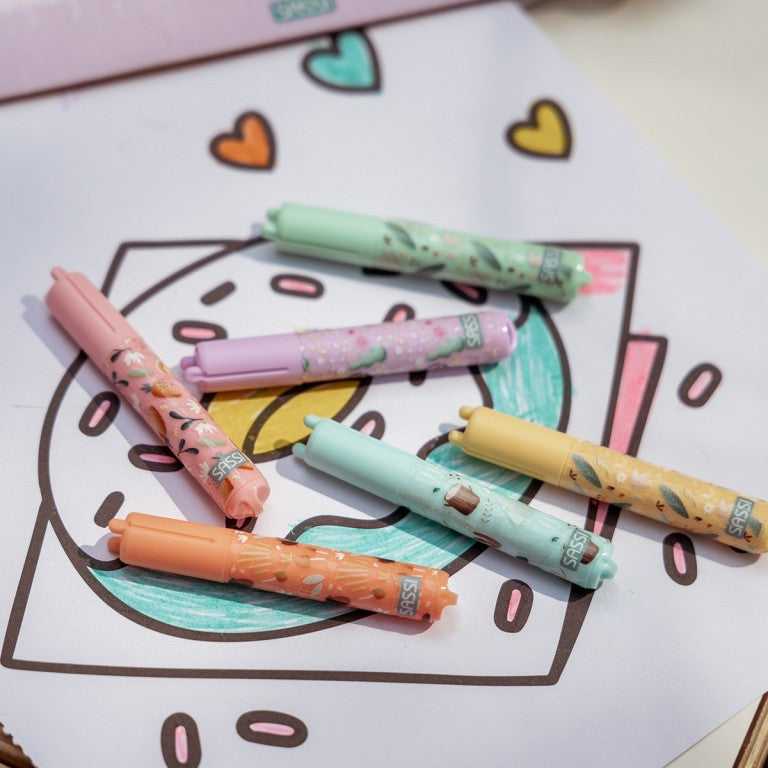 Set de 6 Mini Subrayadores