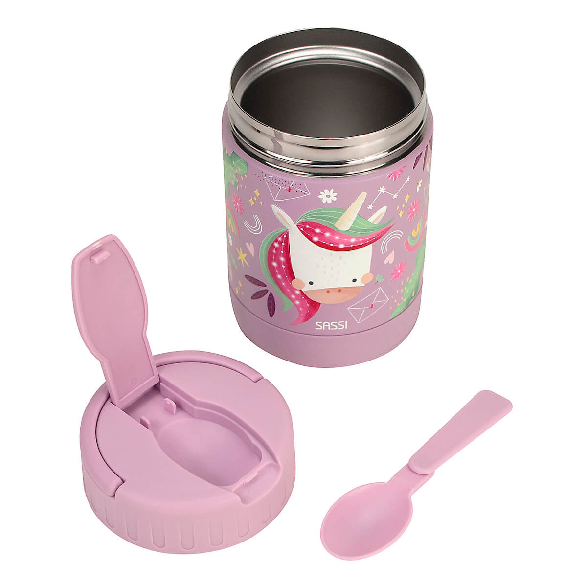 Termo comida 350ml Unicornio