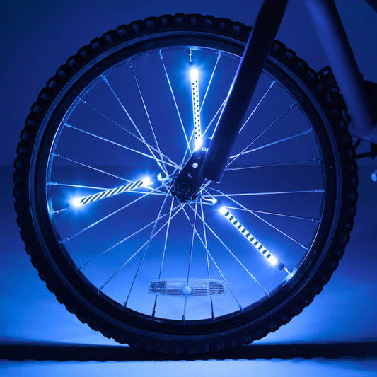Tubos luminosos Azul para Radio de Bicicleta
