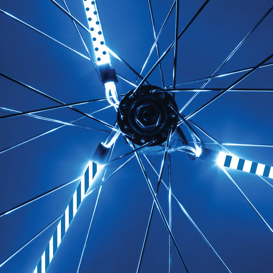 Tubos luminosos Azul para Radio de Bicicleta