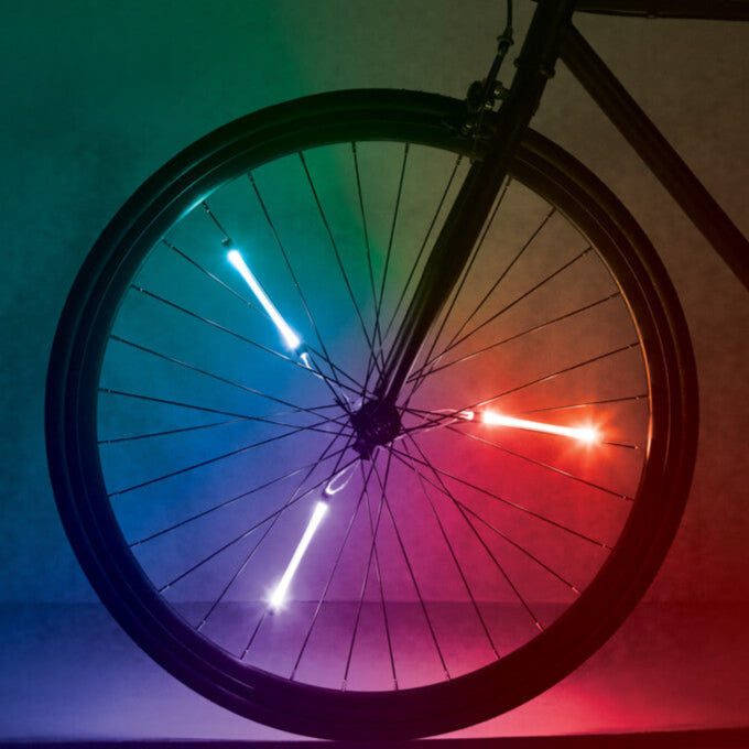 Tubos luminosos Multicolor para Radio de Bicicleta