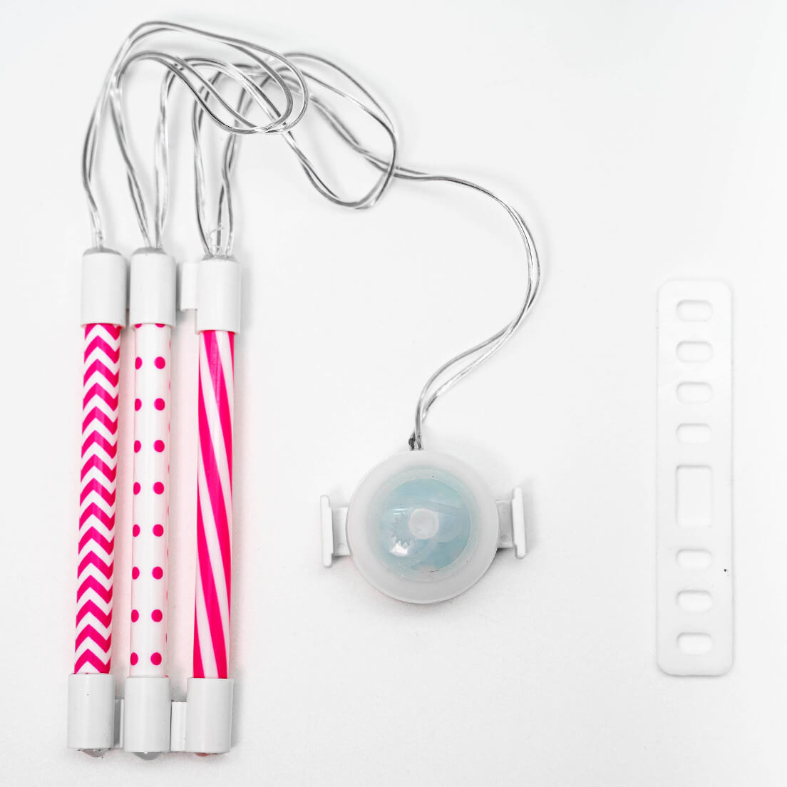 Tubos luminosos Rosa para Radio de Bicicleta