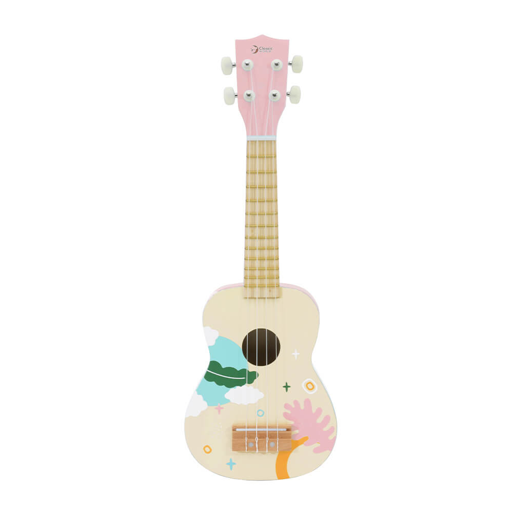 Ukelele Iris rosa