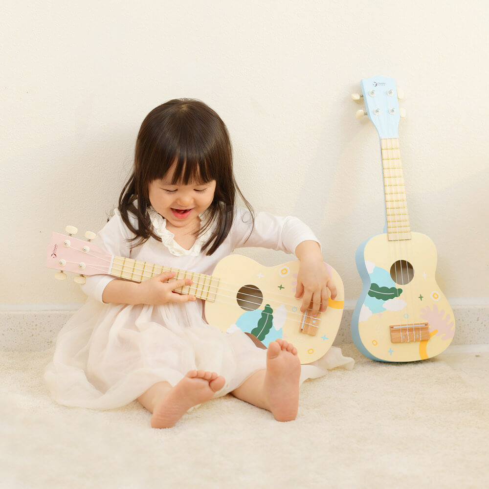 Ukelele Iris rosa