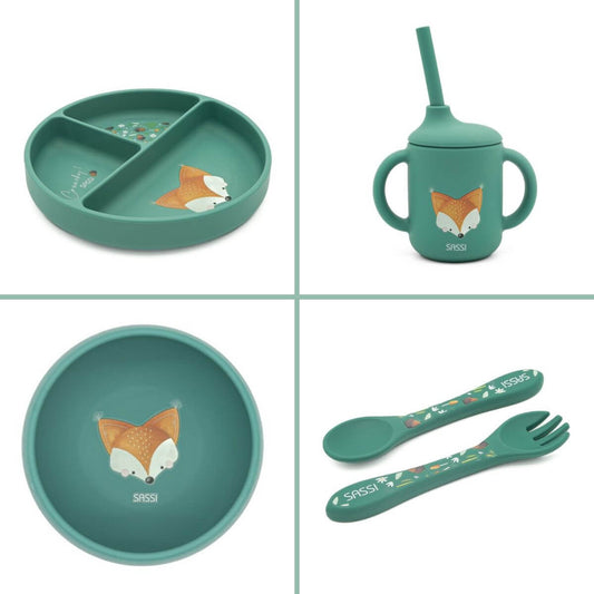 Vajilla de silicona Zorro