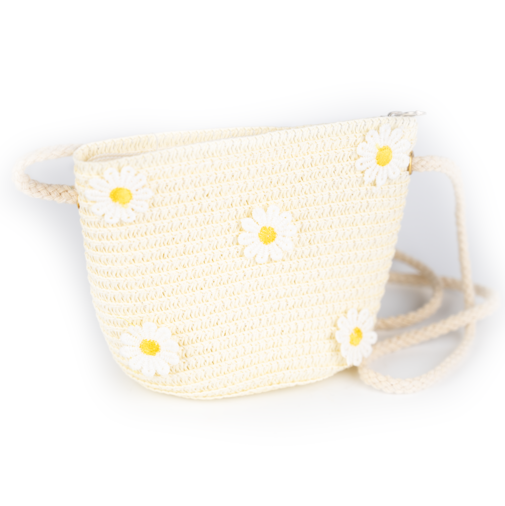 Bolso - Flores Amarillo Claro