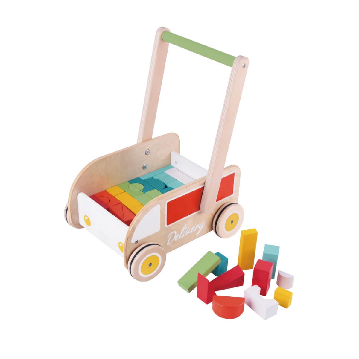 Correpasillos Furgoneta con bloques Classic World Dractoys