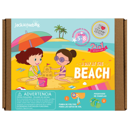 Día en la playa (caja de 2 manualidades)