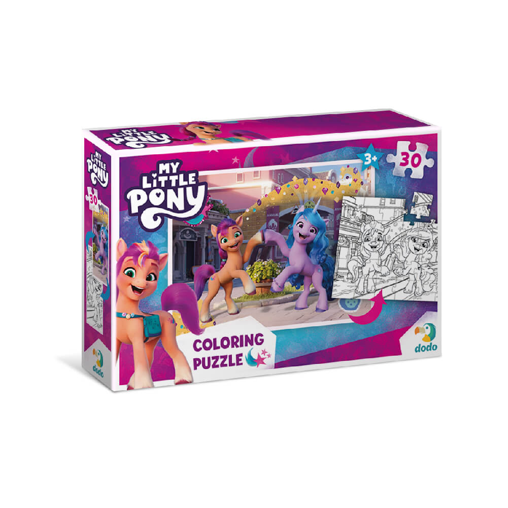 Puzzle 2 en 1 para colorear My Little Pony Sunny & Izzy (30 piezas)