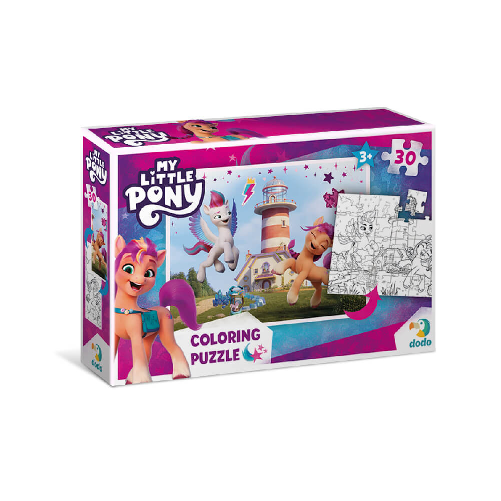Puzzle 2 en 1 para colorear My Little Pony Sunny & Zipp (30 piezas)